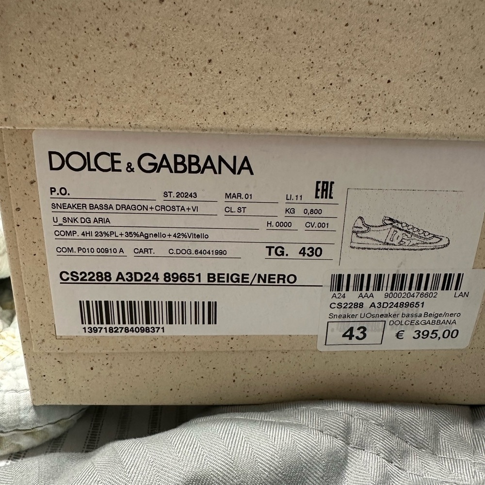 Dolce & Gabbana Black Satin Pouch